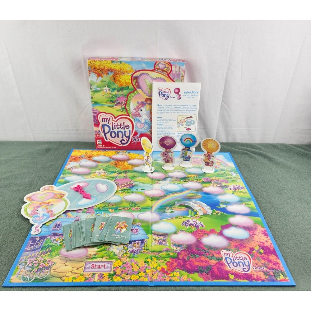 My Little Pony Board Game Milton Bradley 2003 Complete